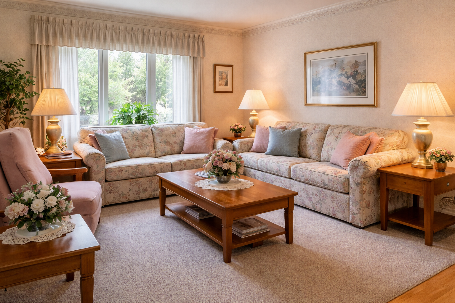 Clean lightly staged home interior ready for sale in Western New York